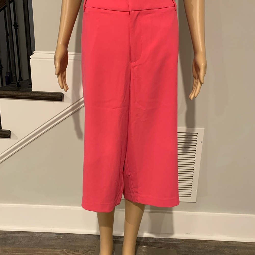 Eloquii Pink Bermuda Shorts Modern Tailored Fit